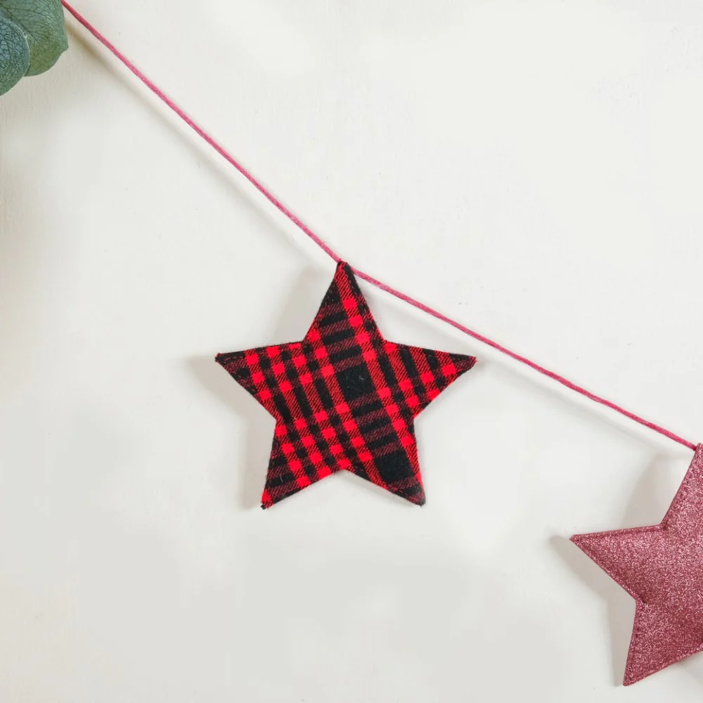 Star Bunting For Christmas 98 Inch - Image 4