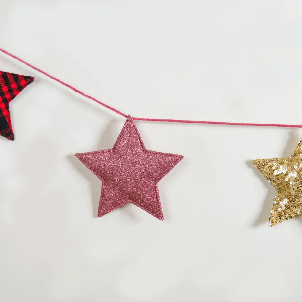 Star Bunting For Christmas 98 Inch - Image 5