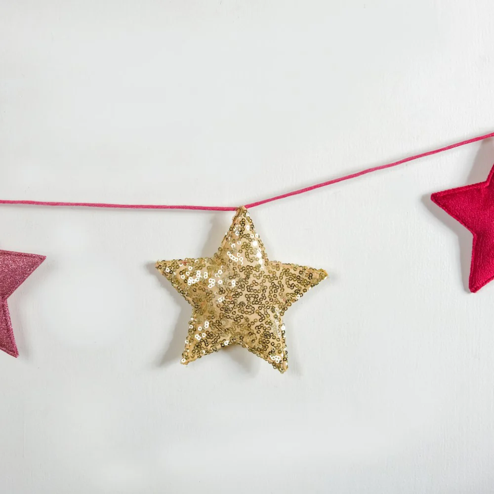 Star Bunting For Christmas 98 Inch - Image 6