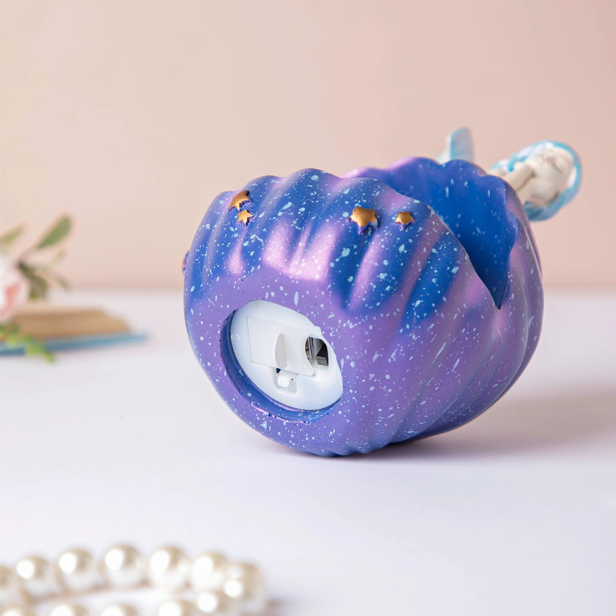 Starry Shell Mermaid Decor With Dark Blue - Image 6