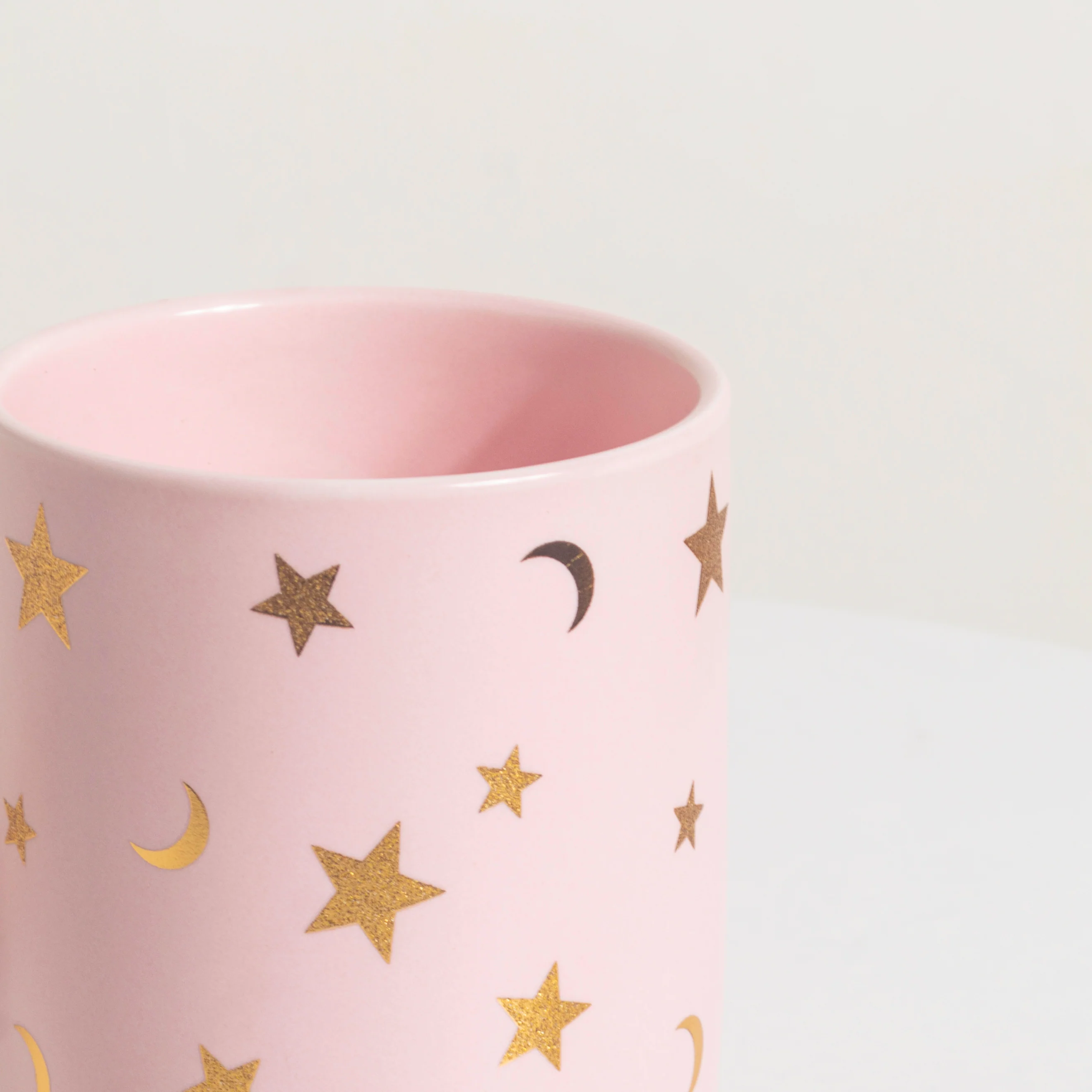 Stars and Moons Pink Ceramic Organiser - Image 7