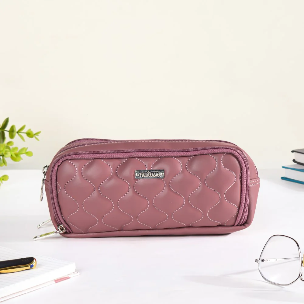 Stationery Storage Pouch Pink - Image 6