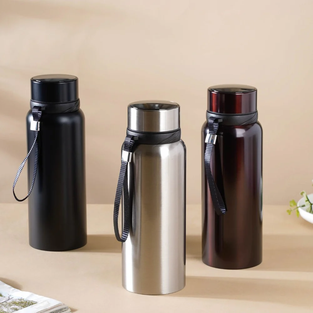 Steel Flask Black 800 ml - Image 9