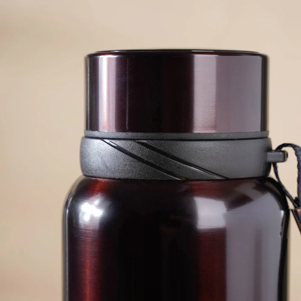 Steel Flask Brown 800 ml - Image 4