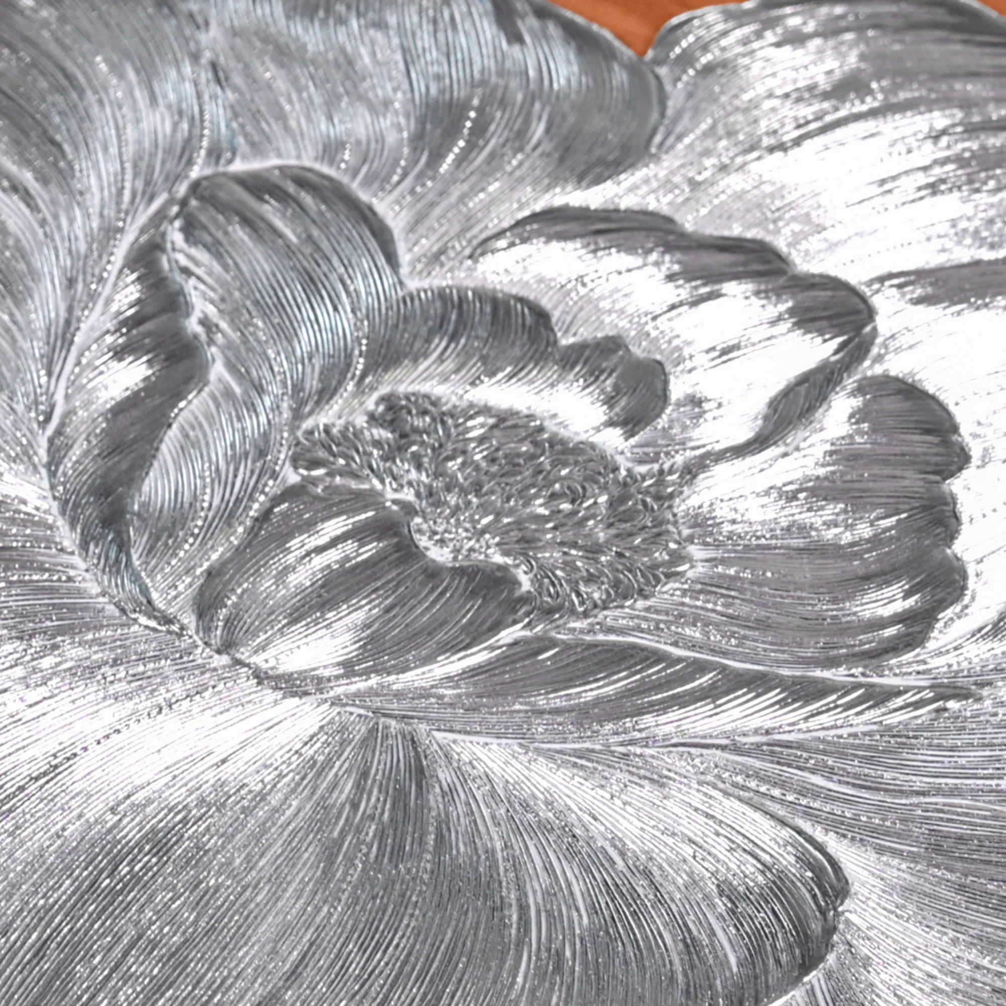 Sterling Peony Silhouette Table Mat Silver Set Of 6 - Image 6