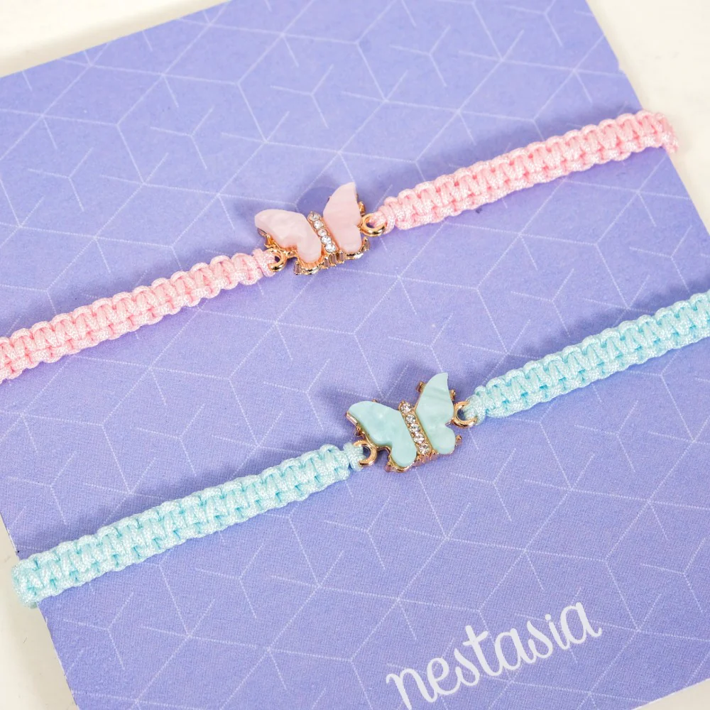 Stone Butterfly Bracelet Set Of 2 - Image 4