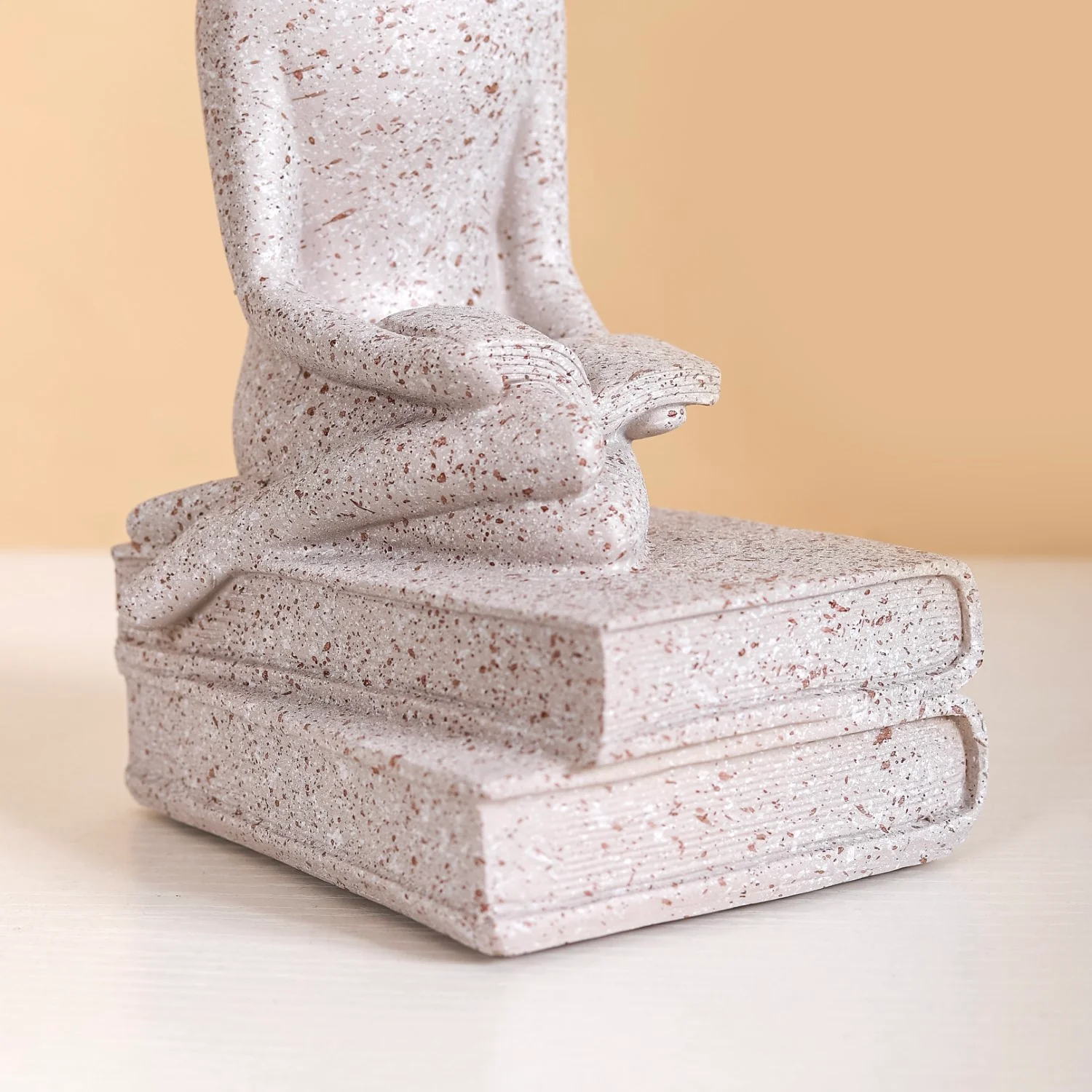Stone Finish Sitting Statue Bookends - Image 8