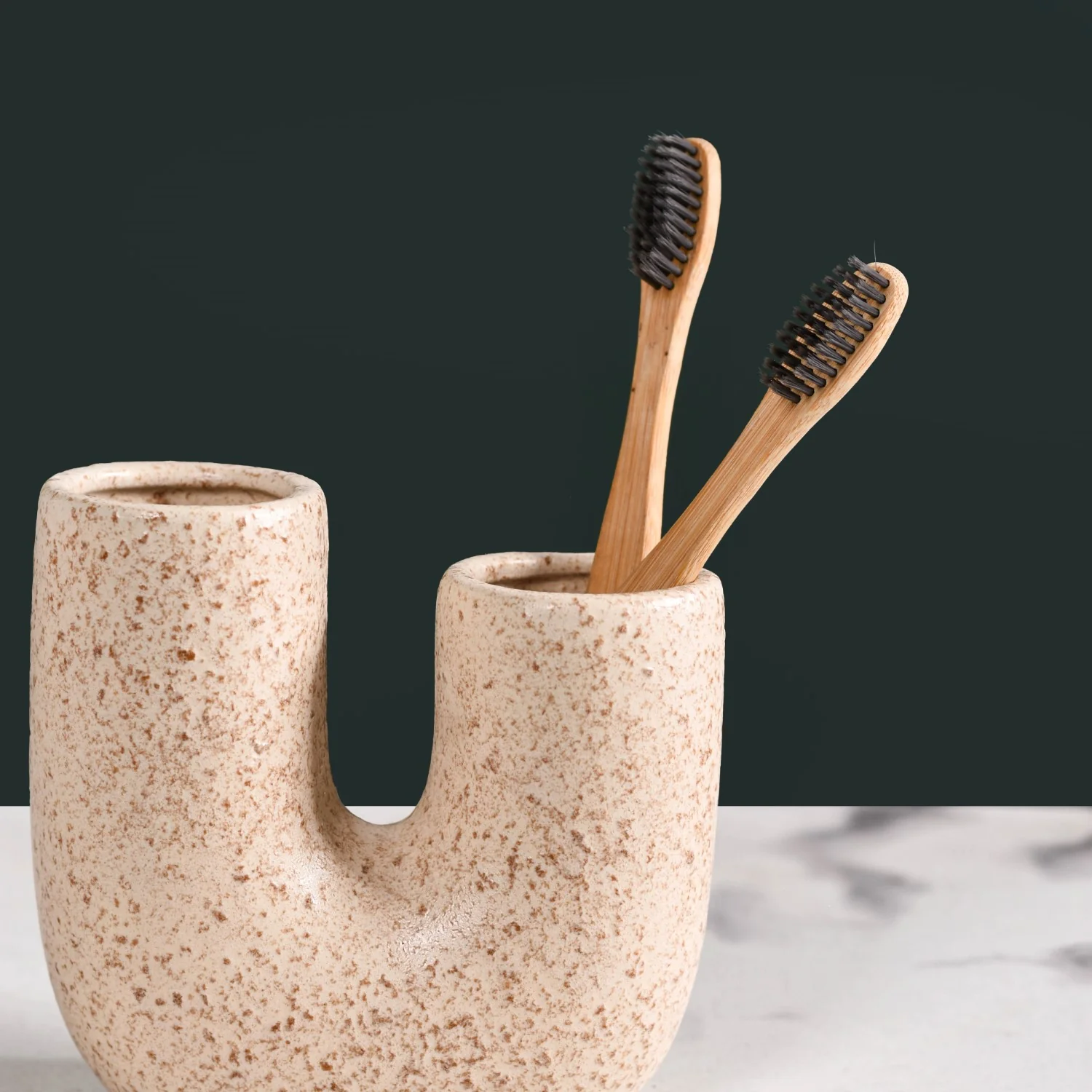 Stone Texture Modern Bathroom Set Of 2 Sand - Image 8