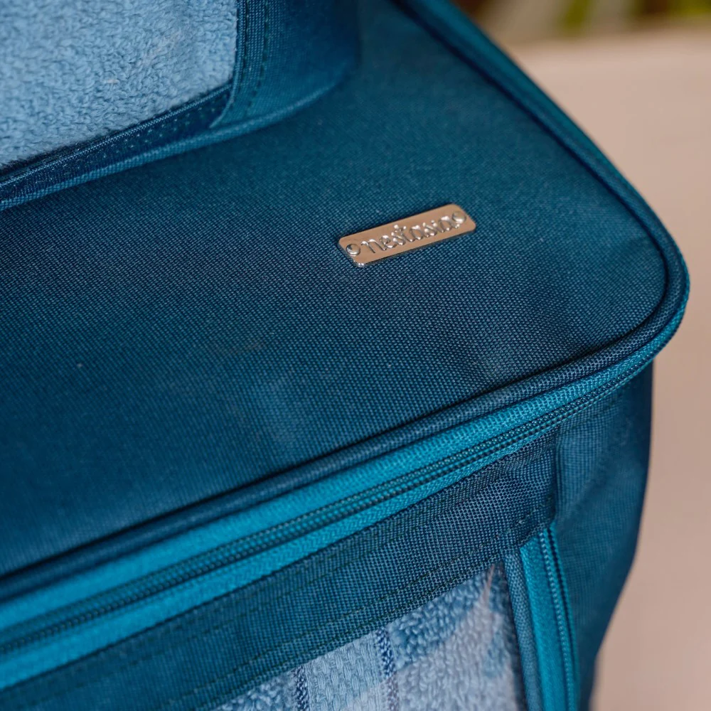 Storage Bag For Clothes Set Of 2 Teal With Transparent Window - Image 13