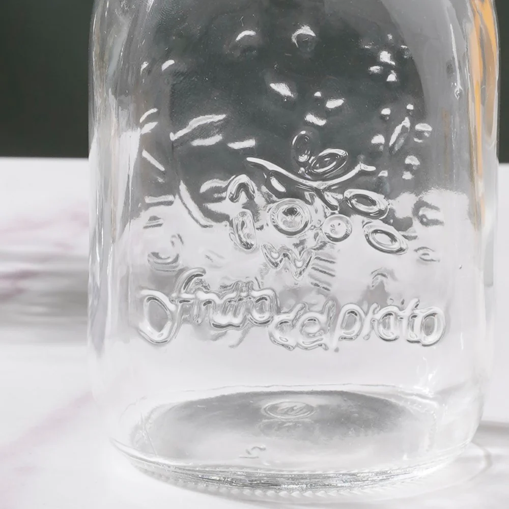 Storage Glass Jar With Gold Lid Set Of 6 450ml - Image 11