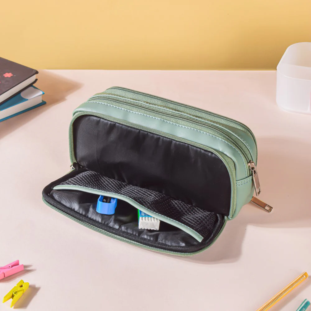 Storage Pencil Bag Green - Image 11