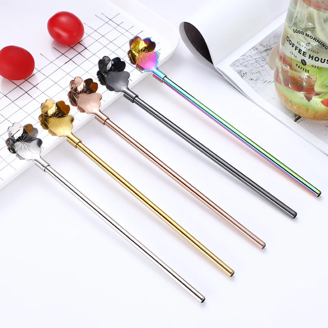 Straw Spoon Set of 2 - Image 13
