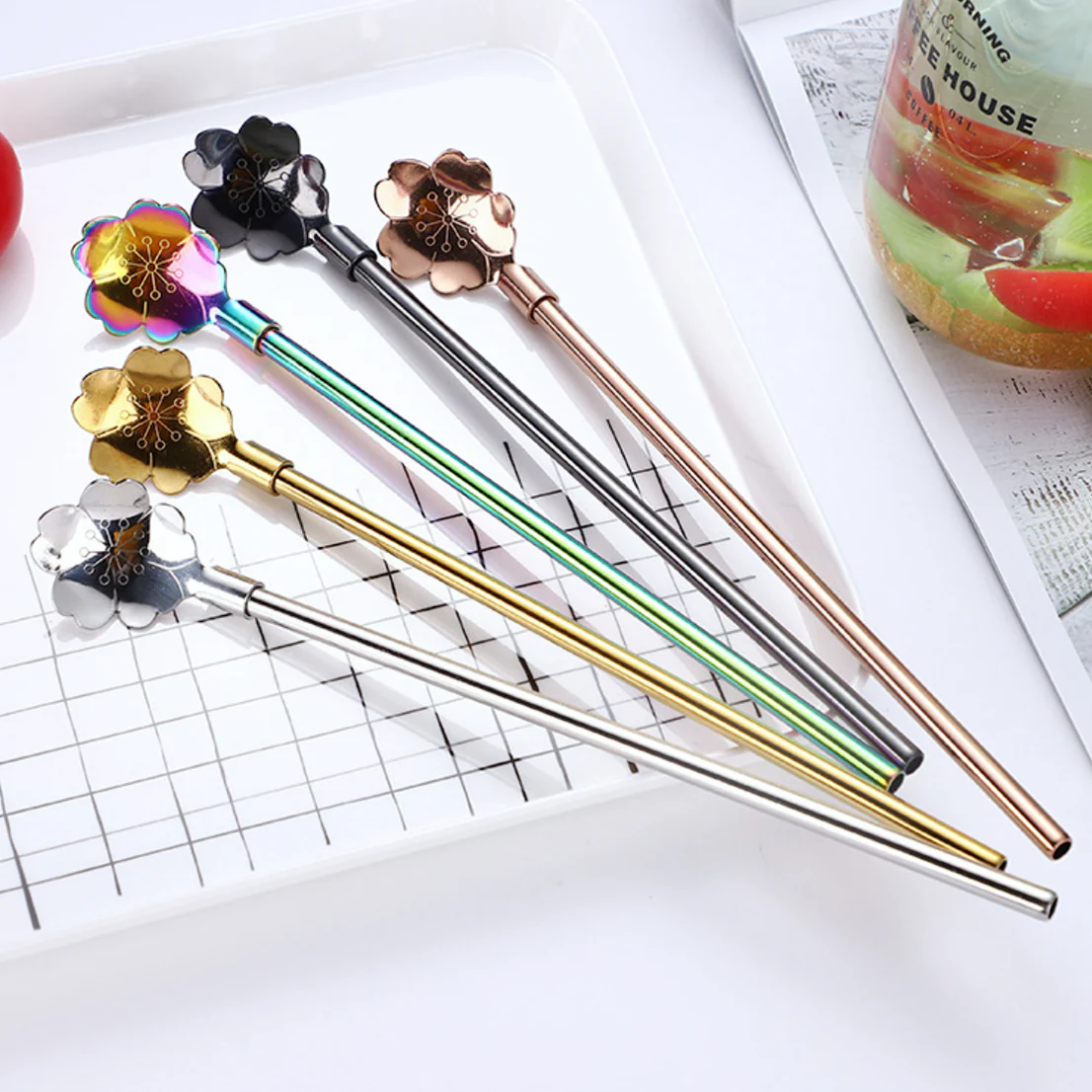 Straw Spoon Set of 2 - Image 7