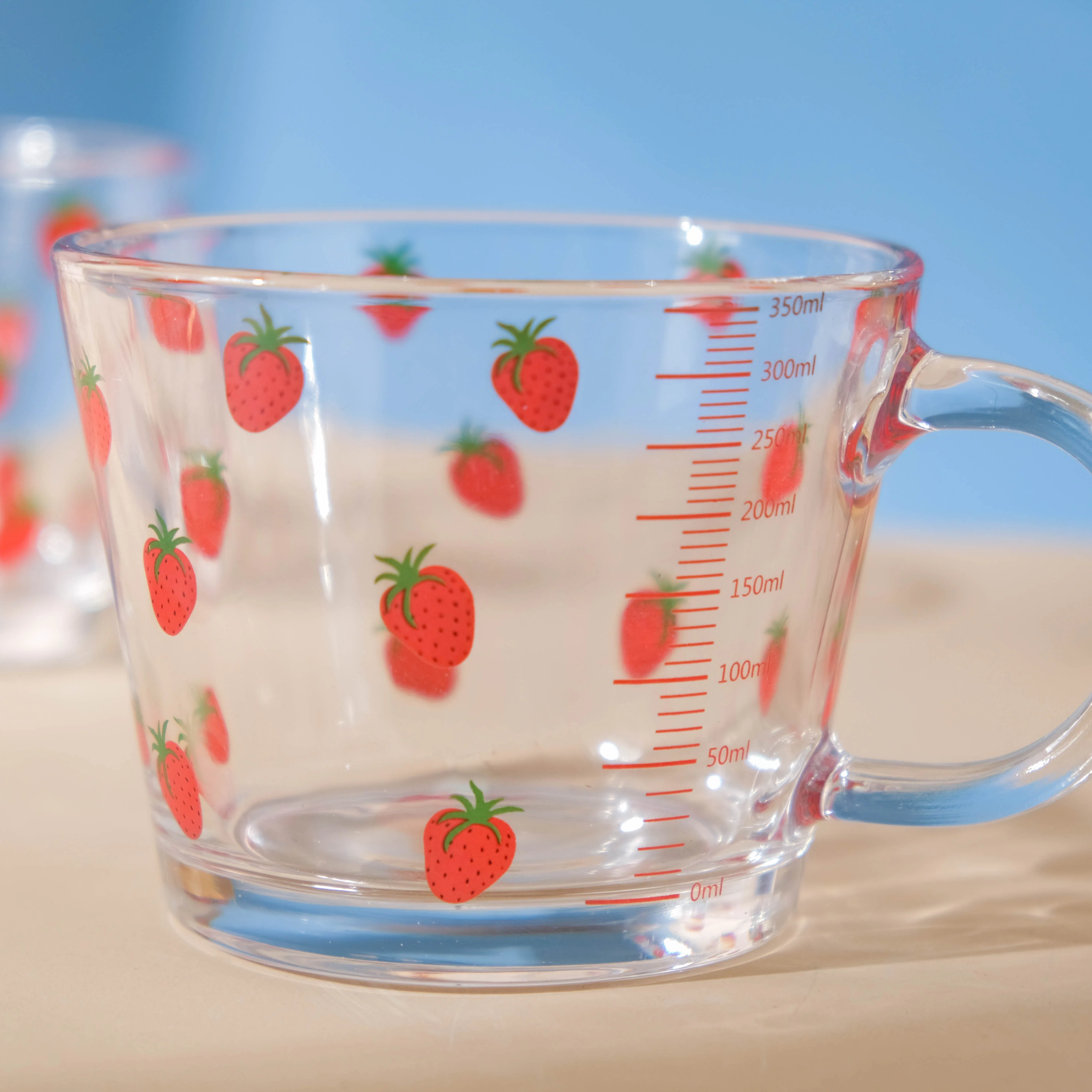 Strawberry Measuring Cup Set of 2 - Image 3