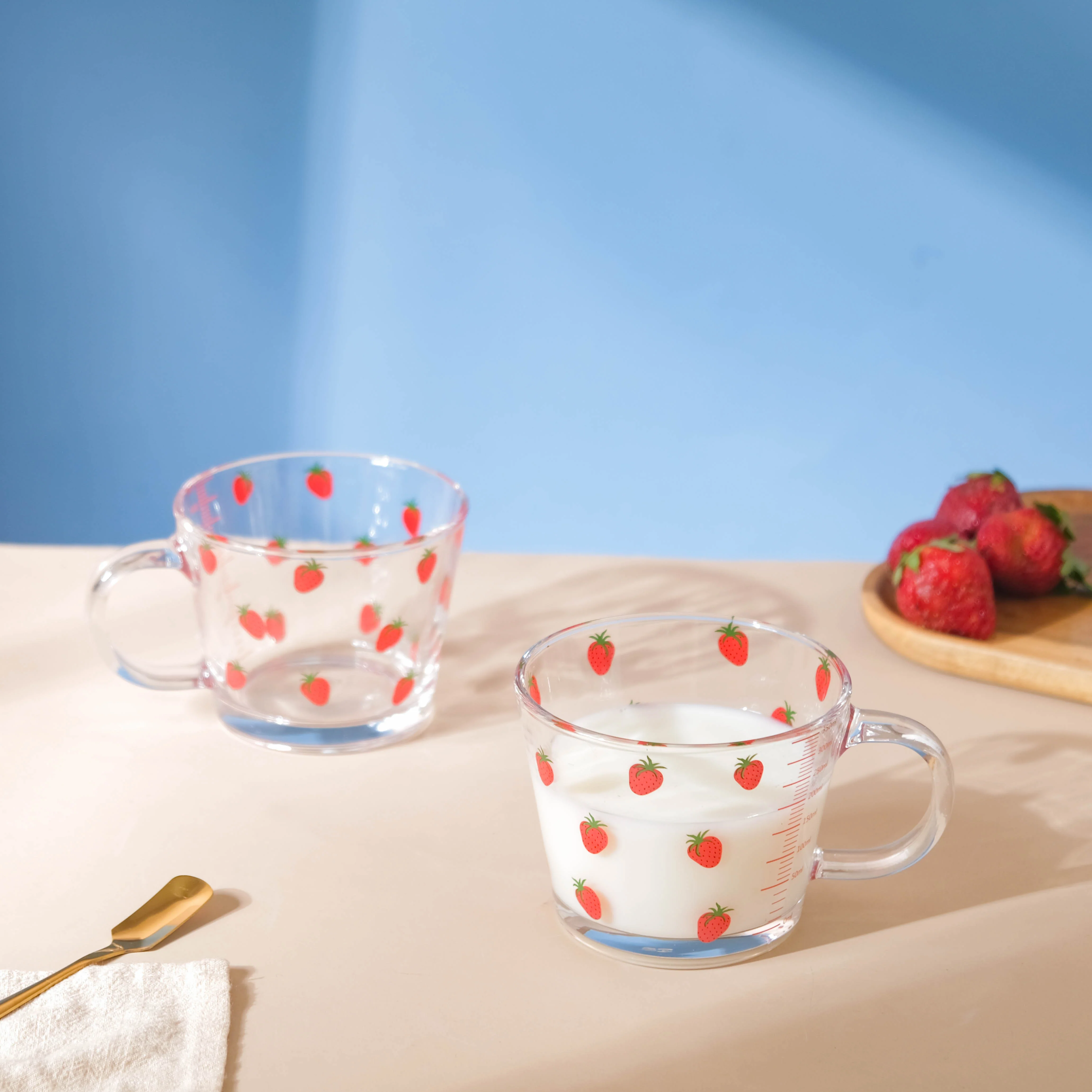 Strawberry Measuring Cup Set of 2 - Image 4