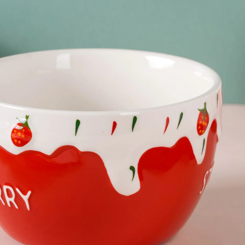 Strawberry Serving Bowl - Image 7