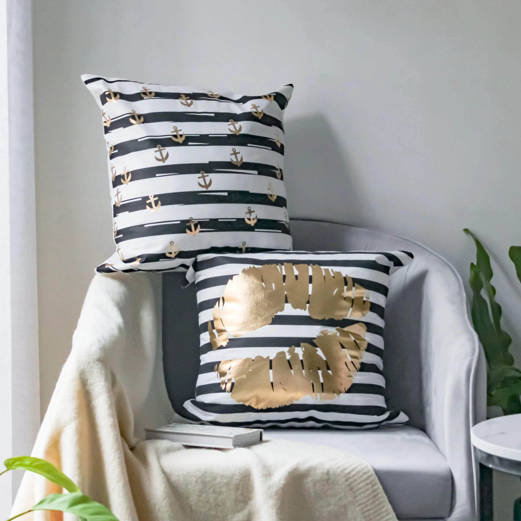 Striped Cushion Cover Set of 2 - Image 5