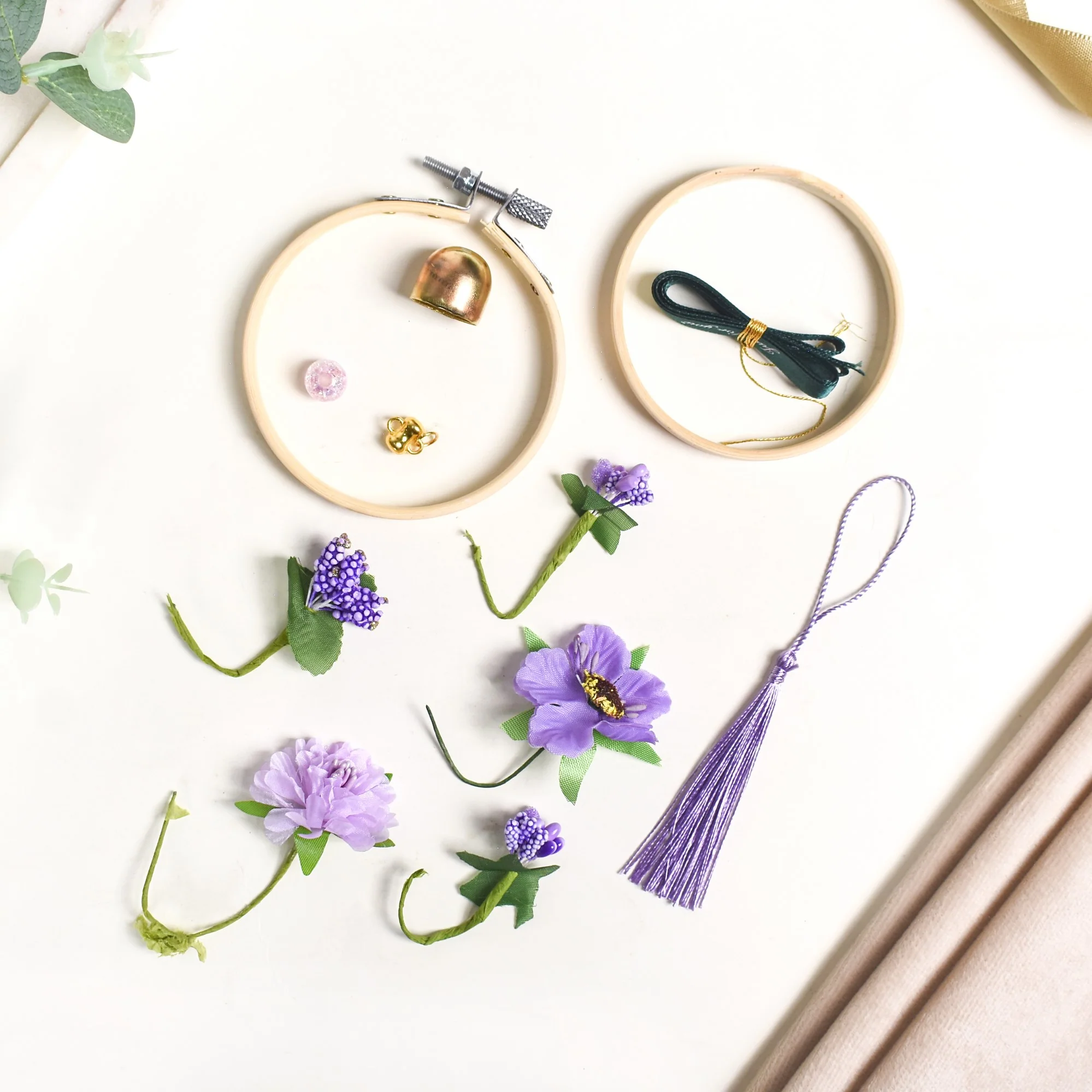 Stylish Lavender DIY Hanging Car Charm - Image 6