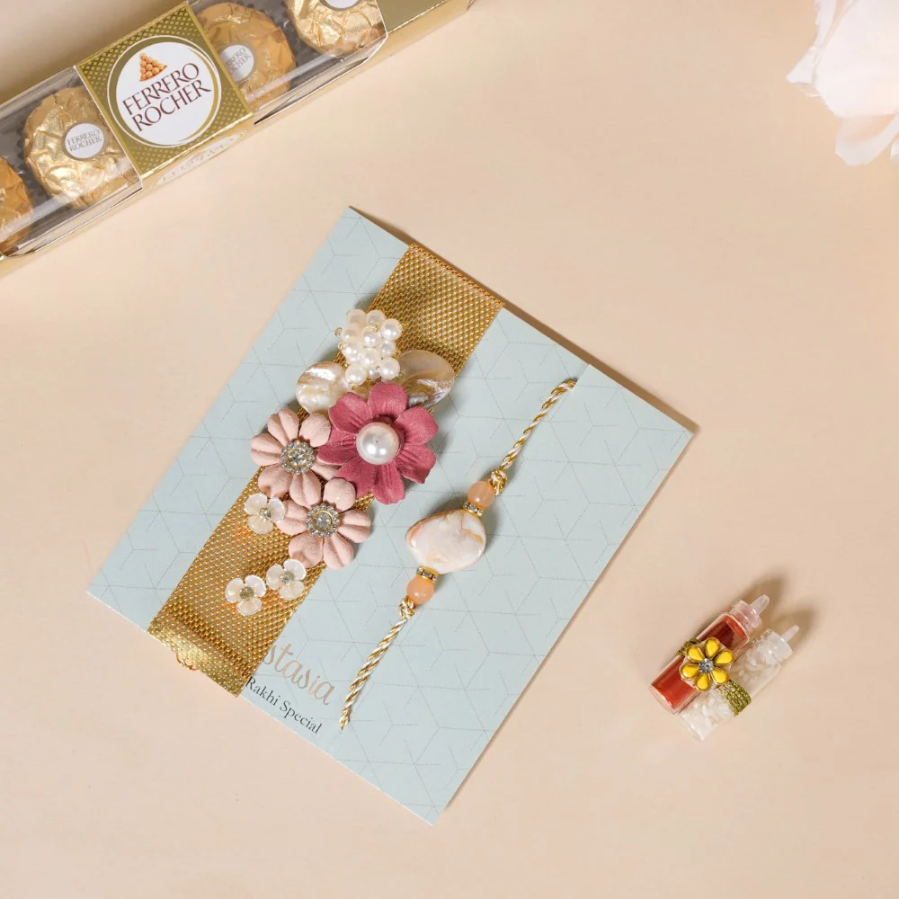 Stylish Rakhi Gifts Set Of 3 - Image 5