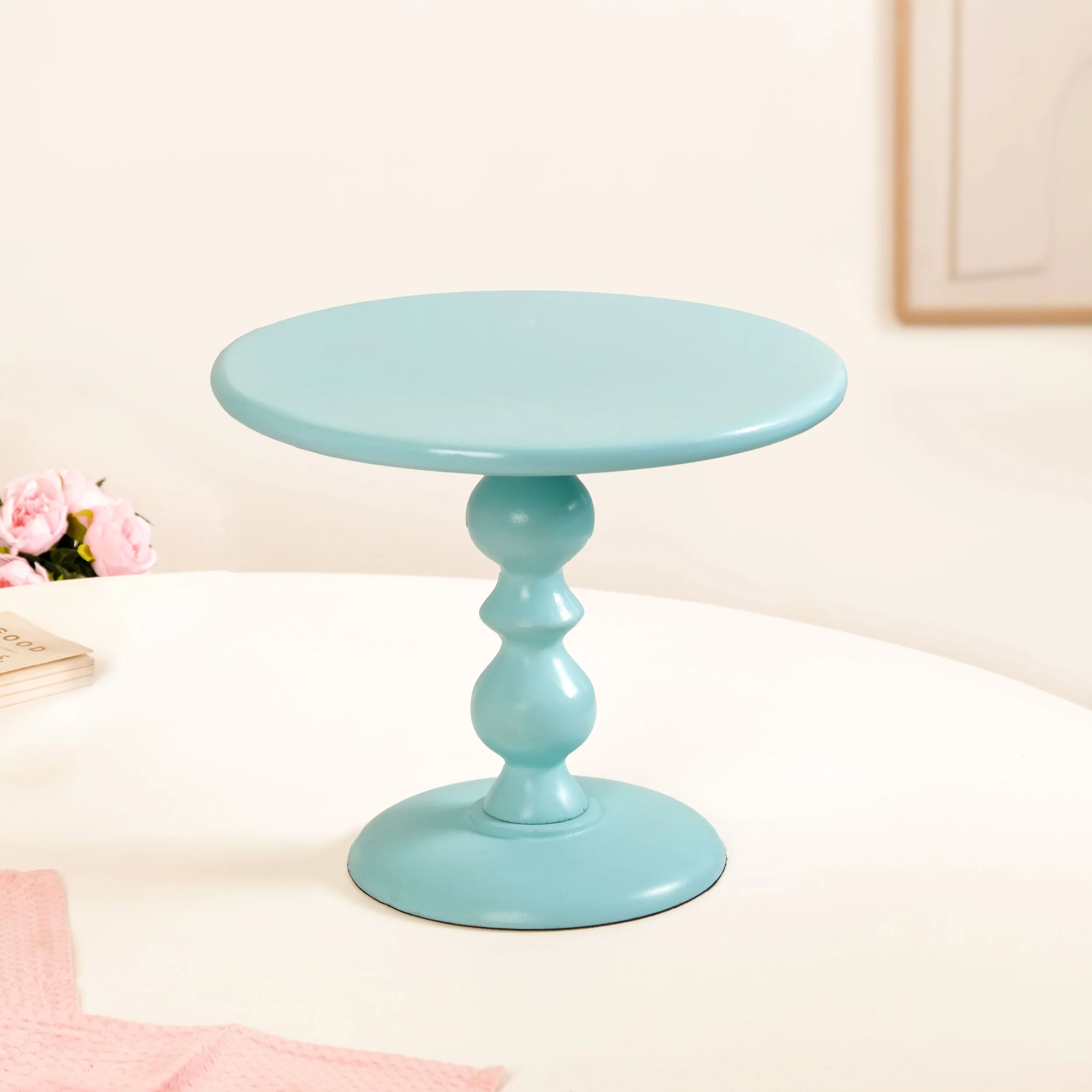Sugar Pop Cake Stand Set Of 2 Purple And Blue - Image 7