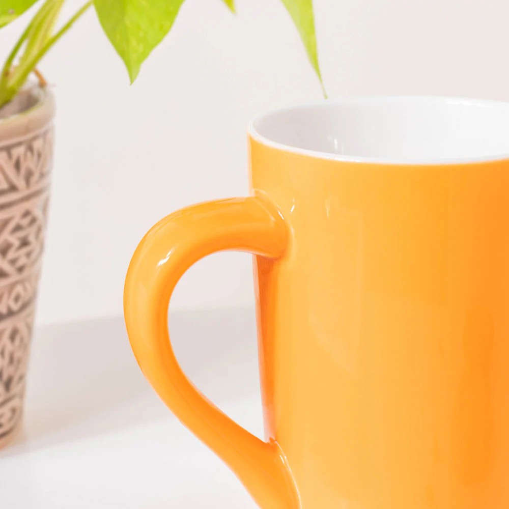 Sunflower Glossy Yellow Mug 350 ml - Image 5