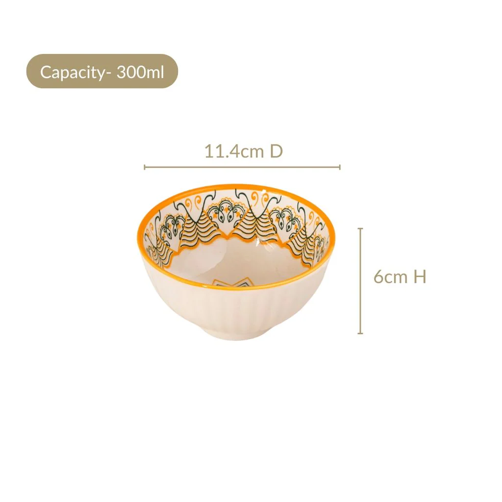 Sunny Bloom Snack Bowl Set Of 4 300ml - Image 4