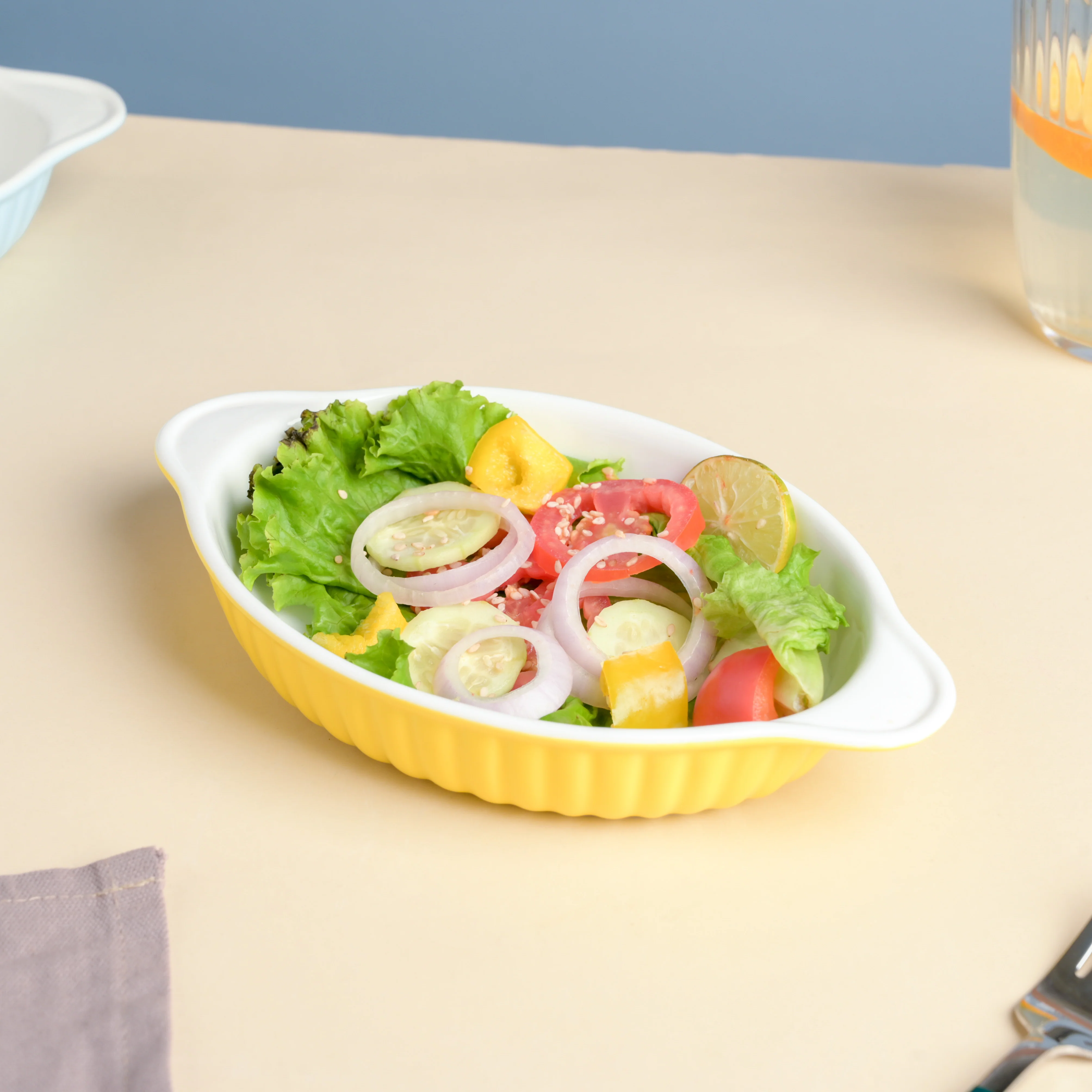 Sunny Side Up Oval Baking Plate 6 Inch - Image 3