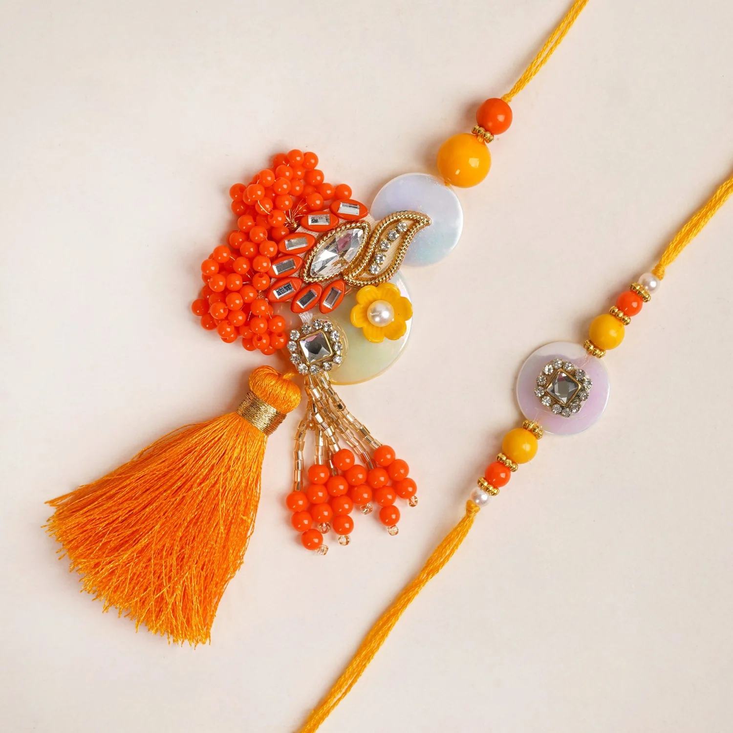 Sunrise Dreams Rakhi Lumba Set For Siblings - Image 7