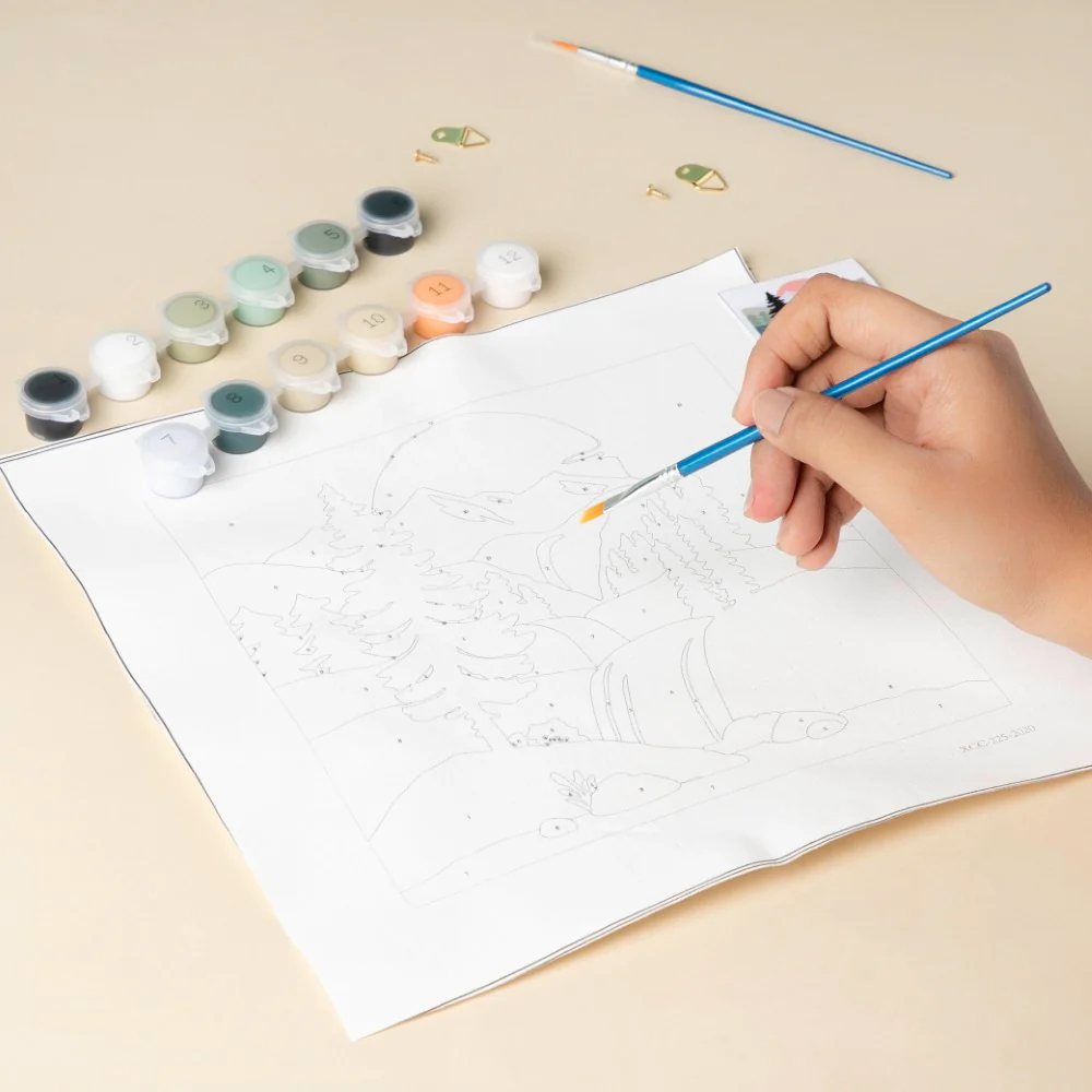 Sunrise Paint By Numbers DIY Kit - Image 3