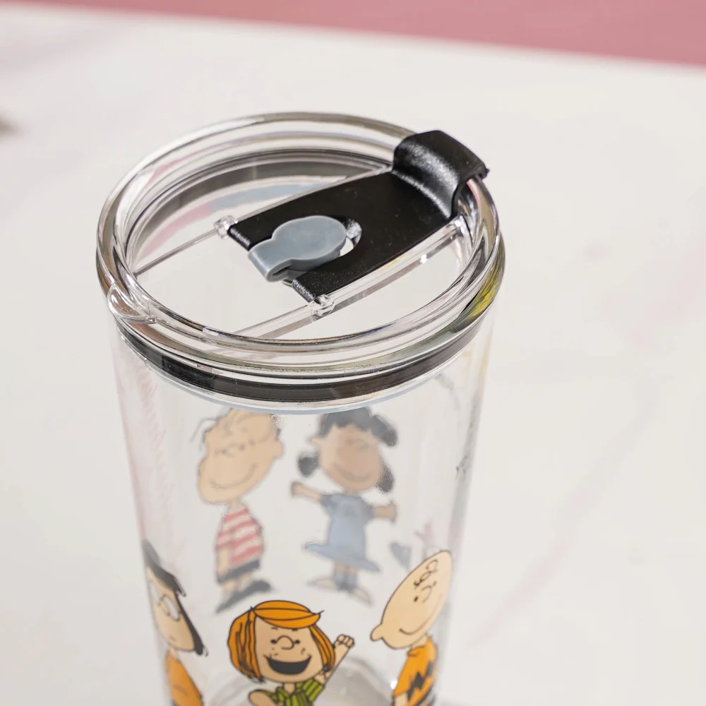 Sunshine Glass Tumbler Large With Lid 350 ml - Image 11