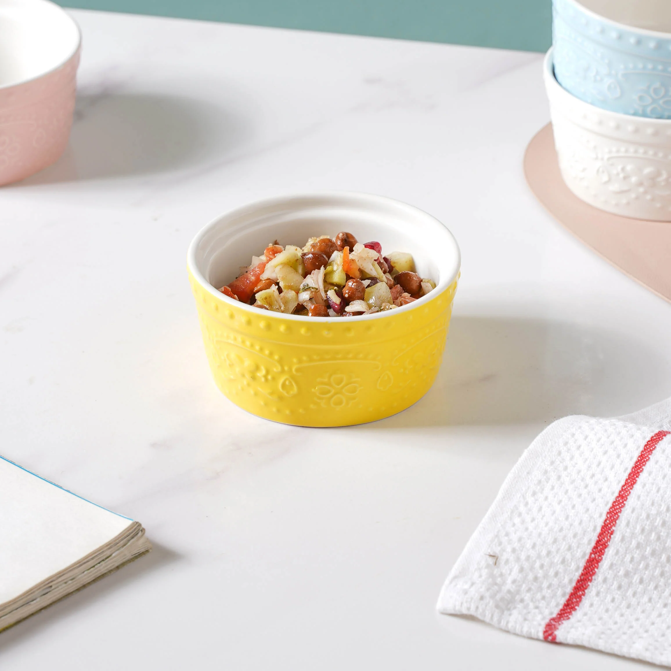 Sunshine Textured Pudding Bowl - Image 5