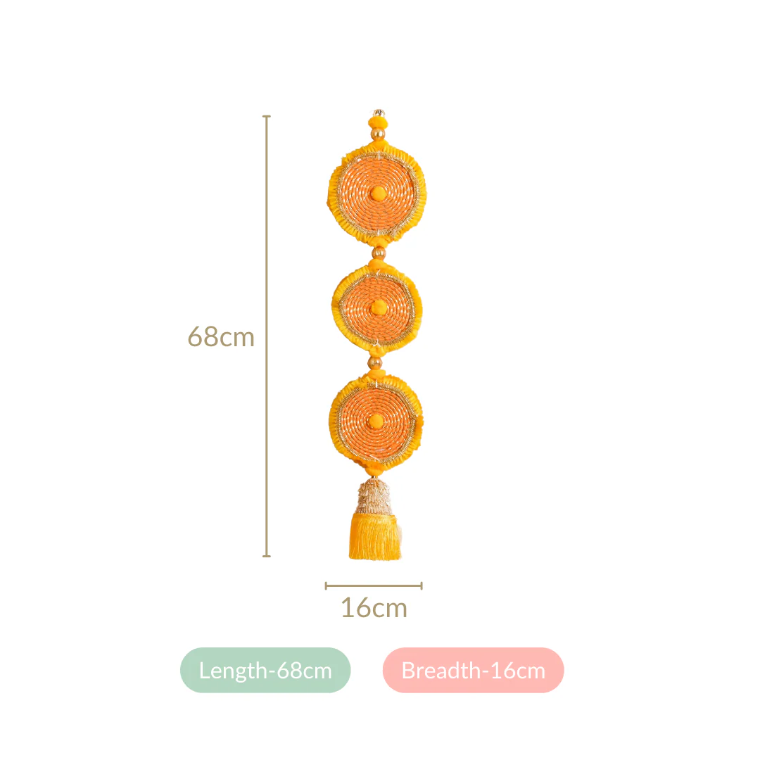 Sustainable Handcrafted Wall Hanging Set of 2 - Image 6