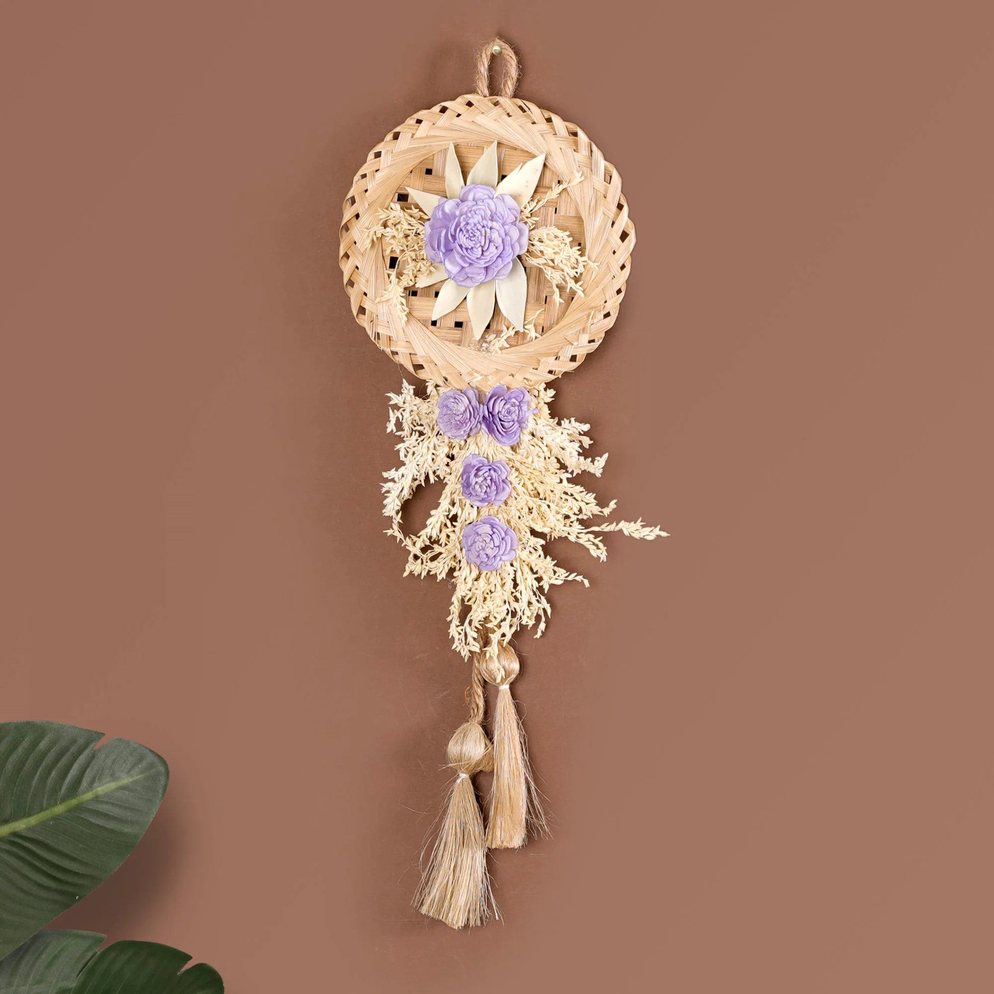 Sustainable Purple Sola Rose Wall Decor Set Of 4 - Image 7