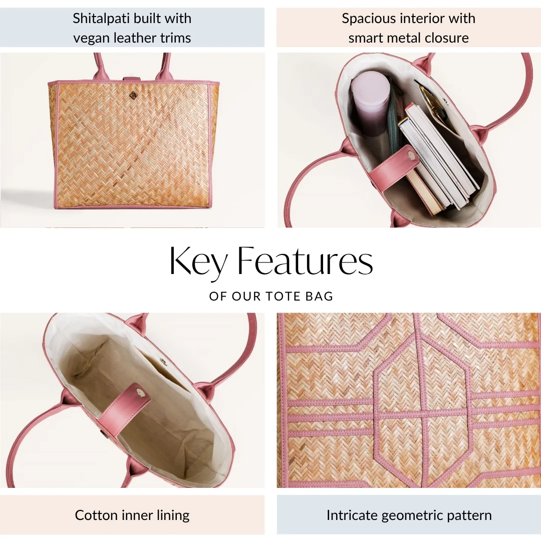 Sustainable BreezeBag Pink Tote - Image 4