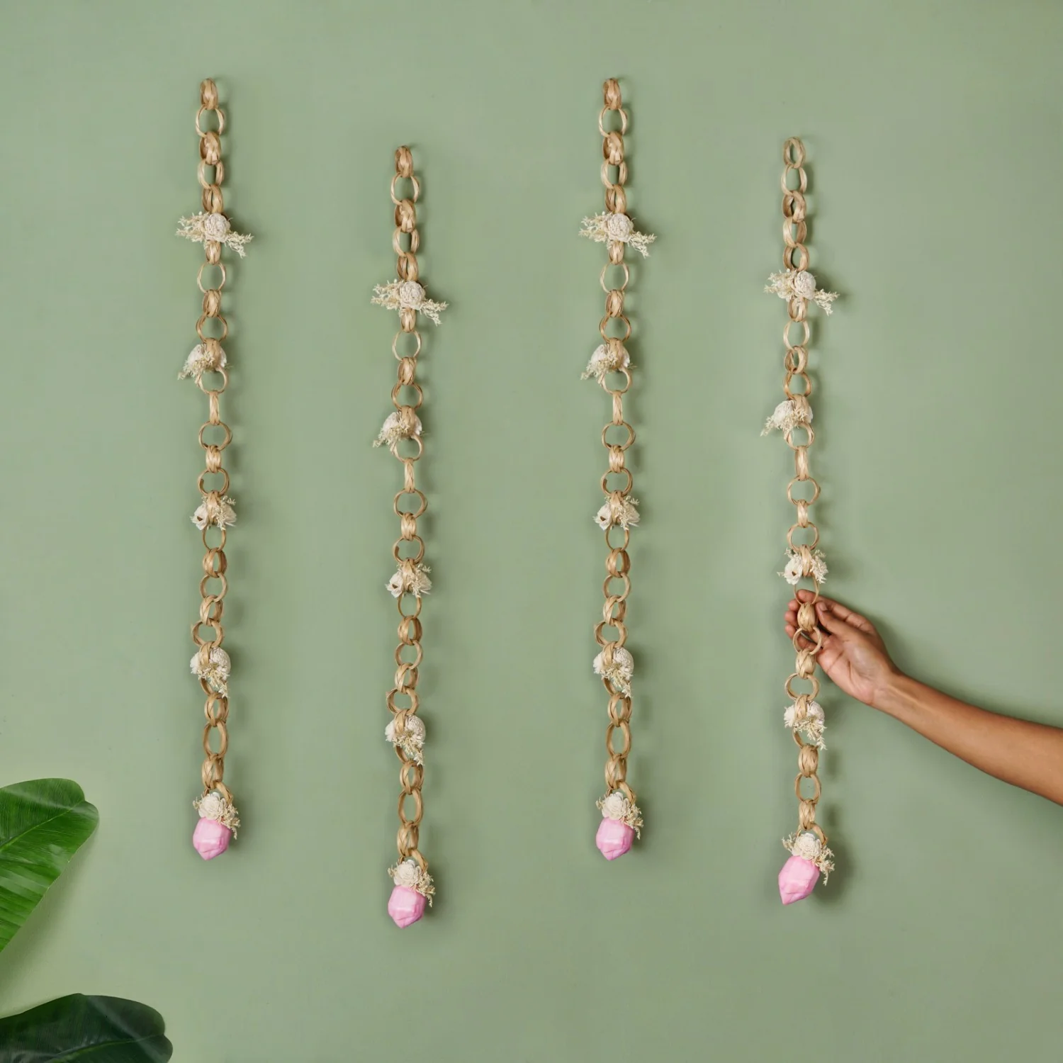 Sustainable Sola Flower Wall Hanging Set Of 4 - Image 2