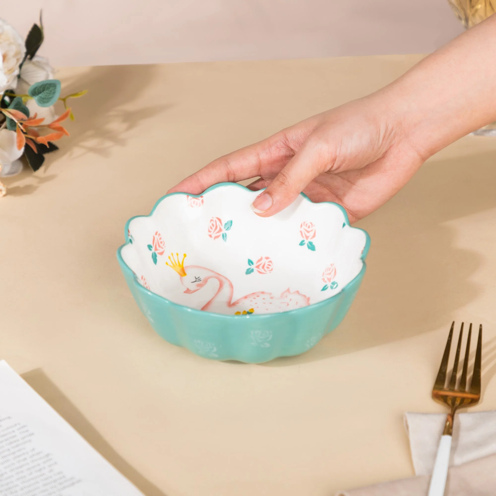 Swan Snack Bowl 400 ml - Image 3