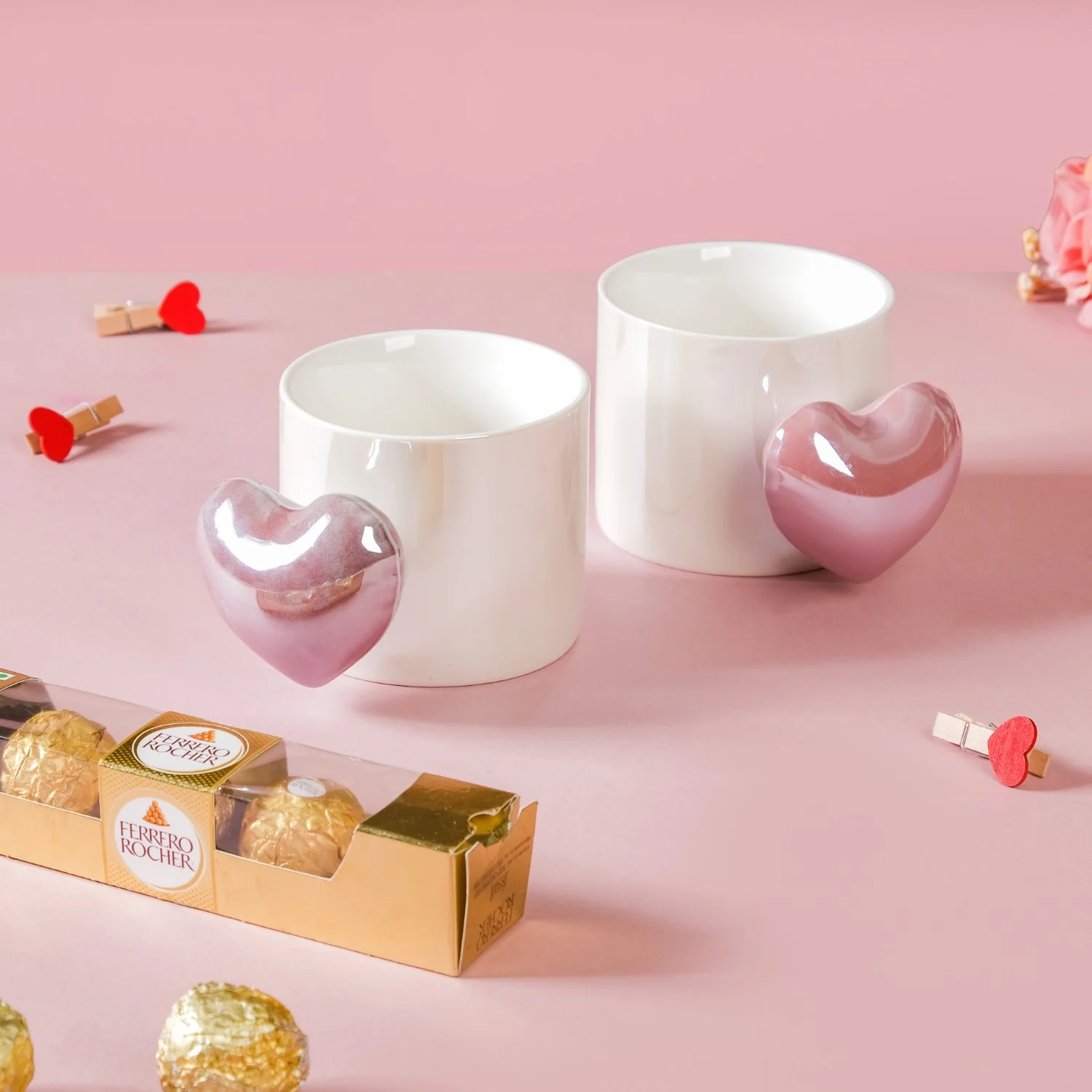 Sweet Heart Ceramic Mug Gift Set Of 3 - Image 3