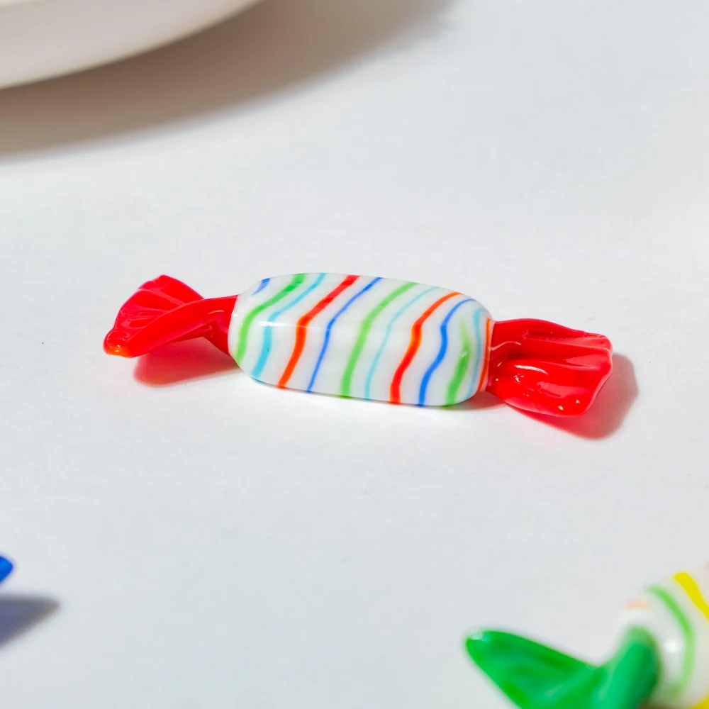 Sweet Red Glass Candy Decor - Image 4