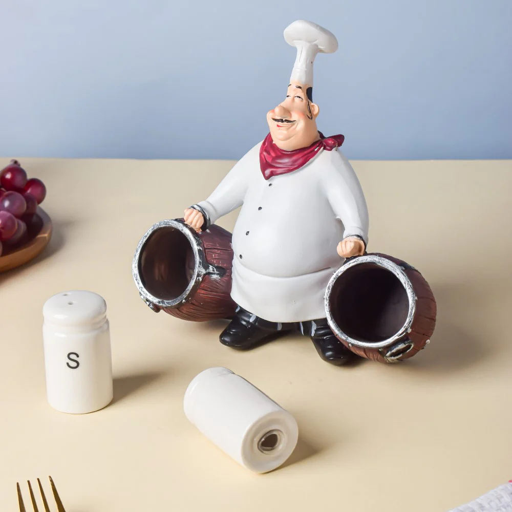 Table Chef With Salt And Pepper Shaker Cannon - Image 6
