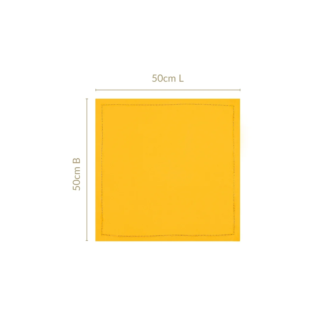 Table Napkin Sunny Yellow Set Of 6 - Image 4