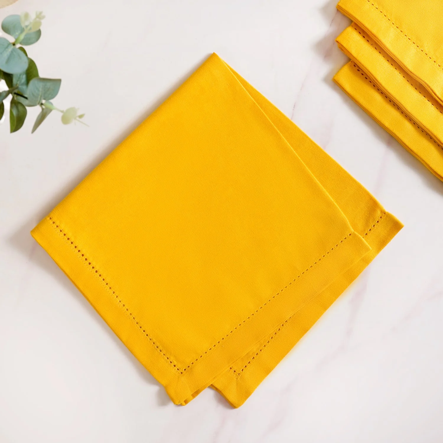 Table Napkin Sunny Yellow Set Of 6 - Image 6
