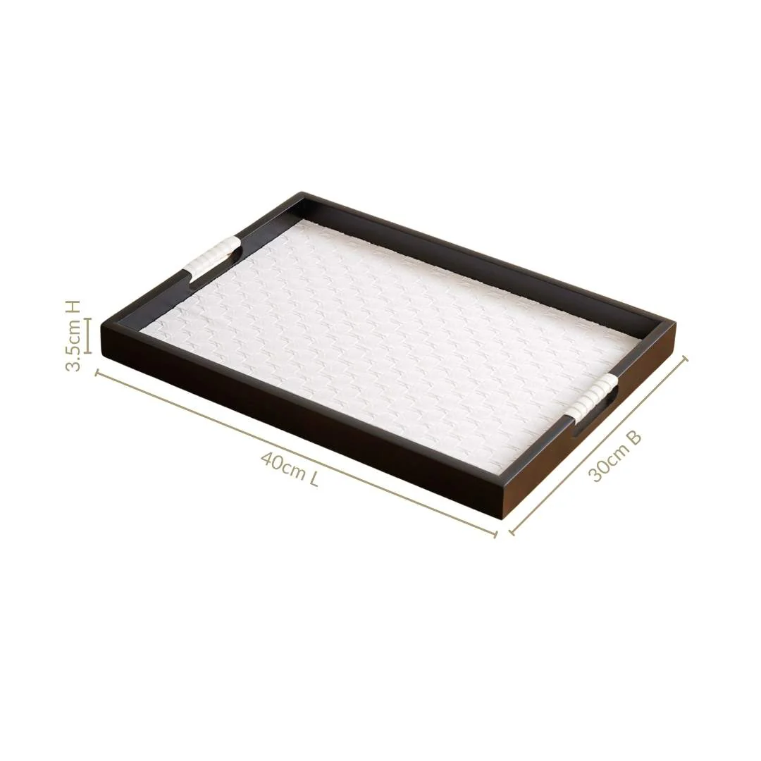 Table Top Luxury Tray Organiser Large White - Image 4