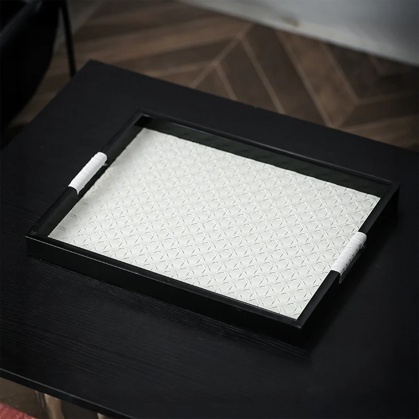 Table Top Luxury Tray Organiser Large White - Image 8