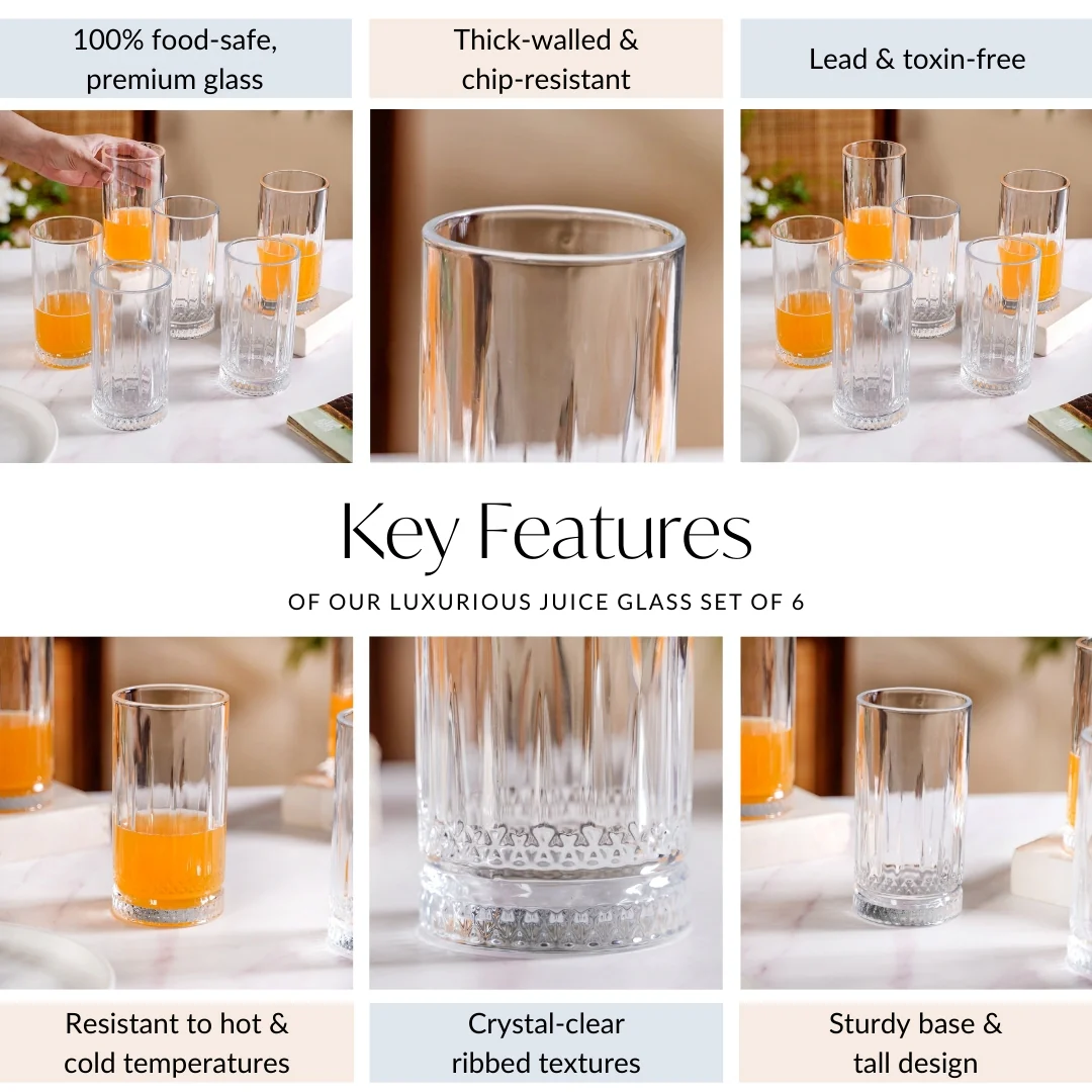 Tall Cocktail Glass Set Of 6 466ml - Image 5