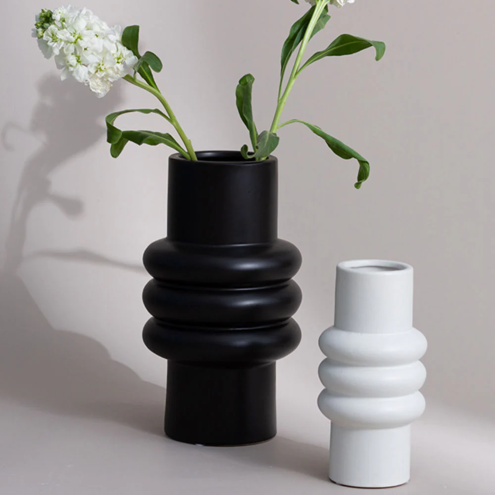 Tall Fluted Vase - Image 10