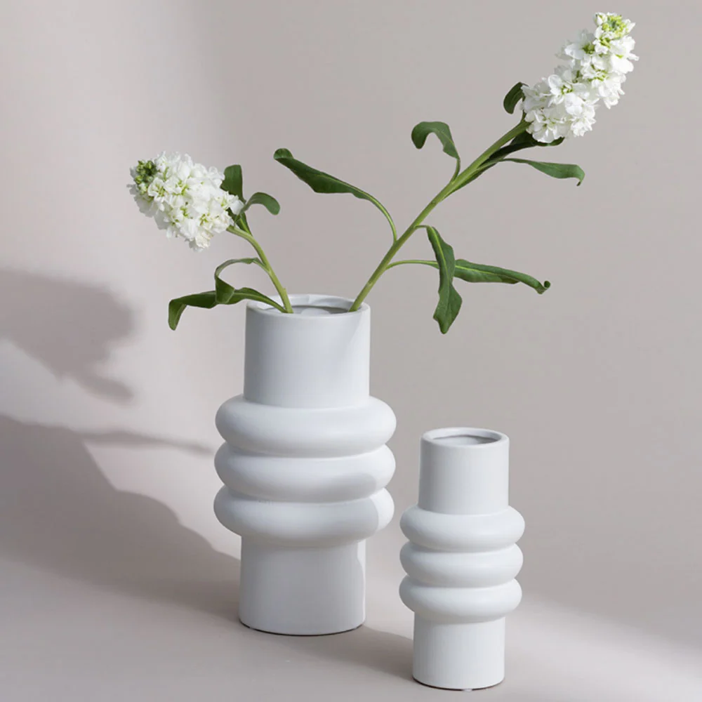 Tall Fluted Vase - Image 3