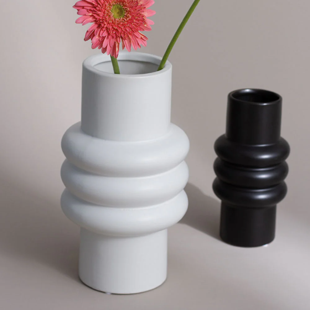 Tall Fluted Vase - Image 8