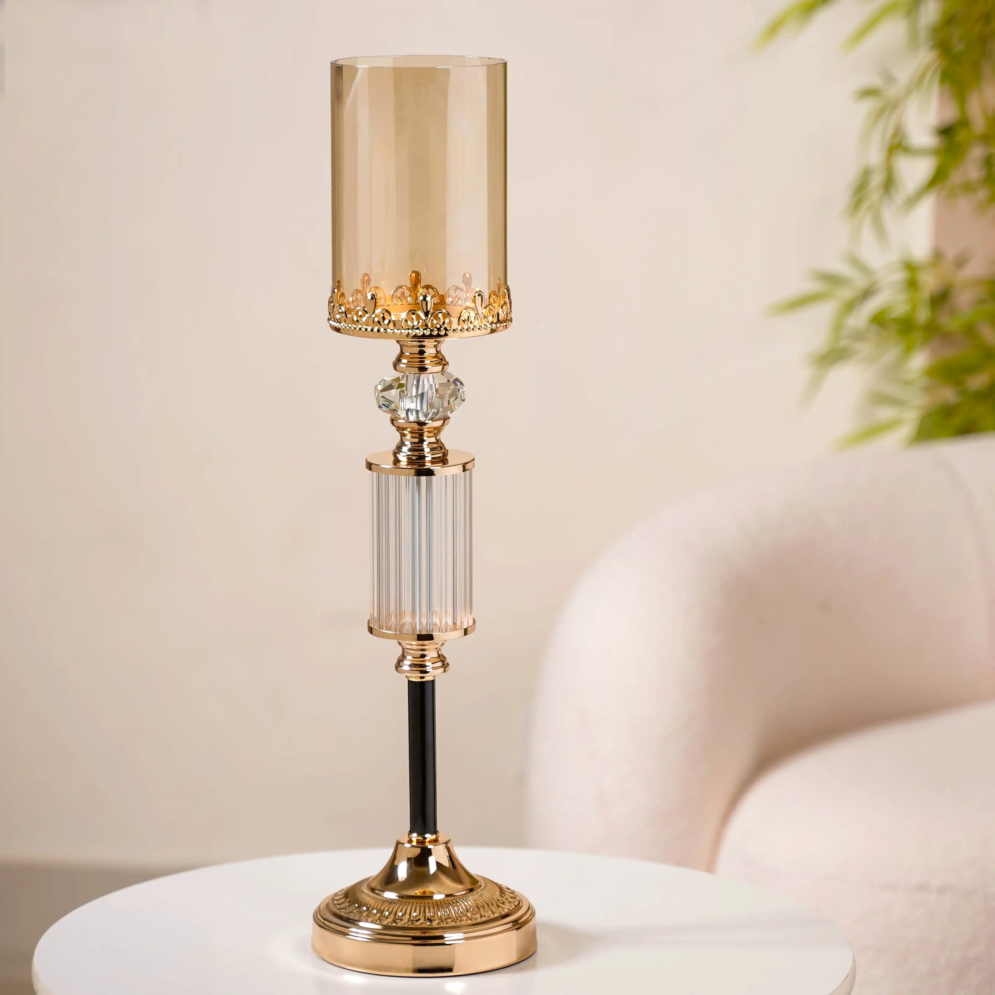 Tall Luxury Floor Candle Holder Set Of 3 - Image 3