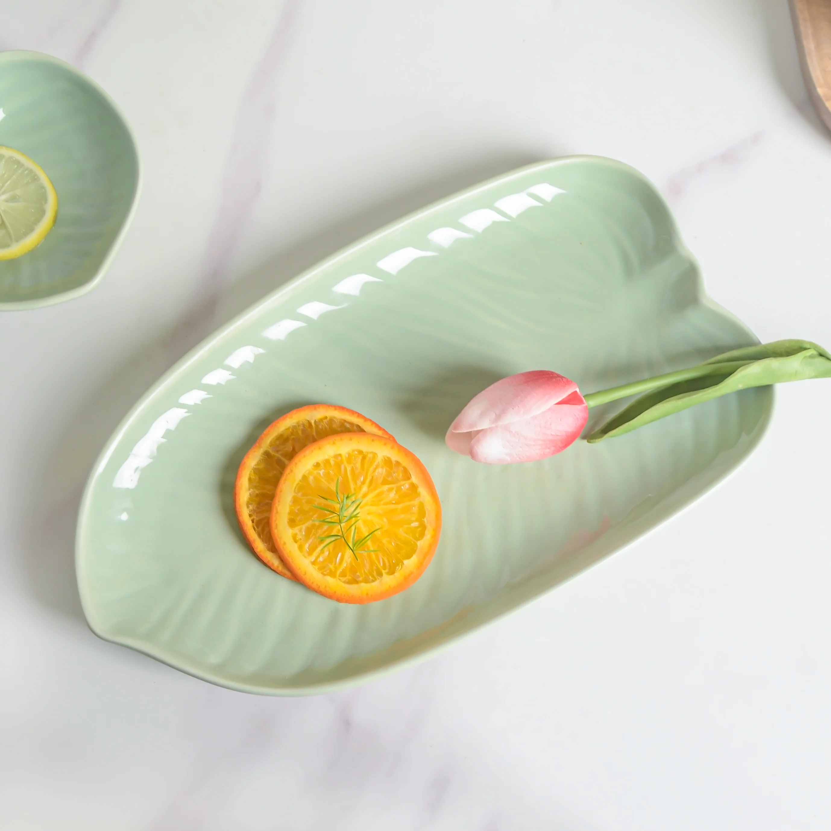 Taro Leaf Platter 10 Inch - Image 5
