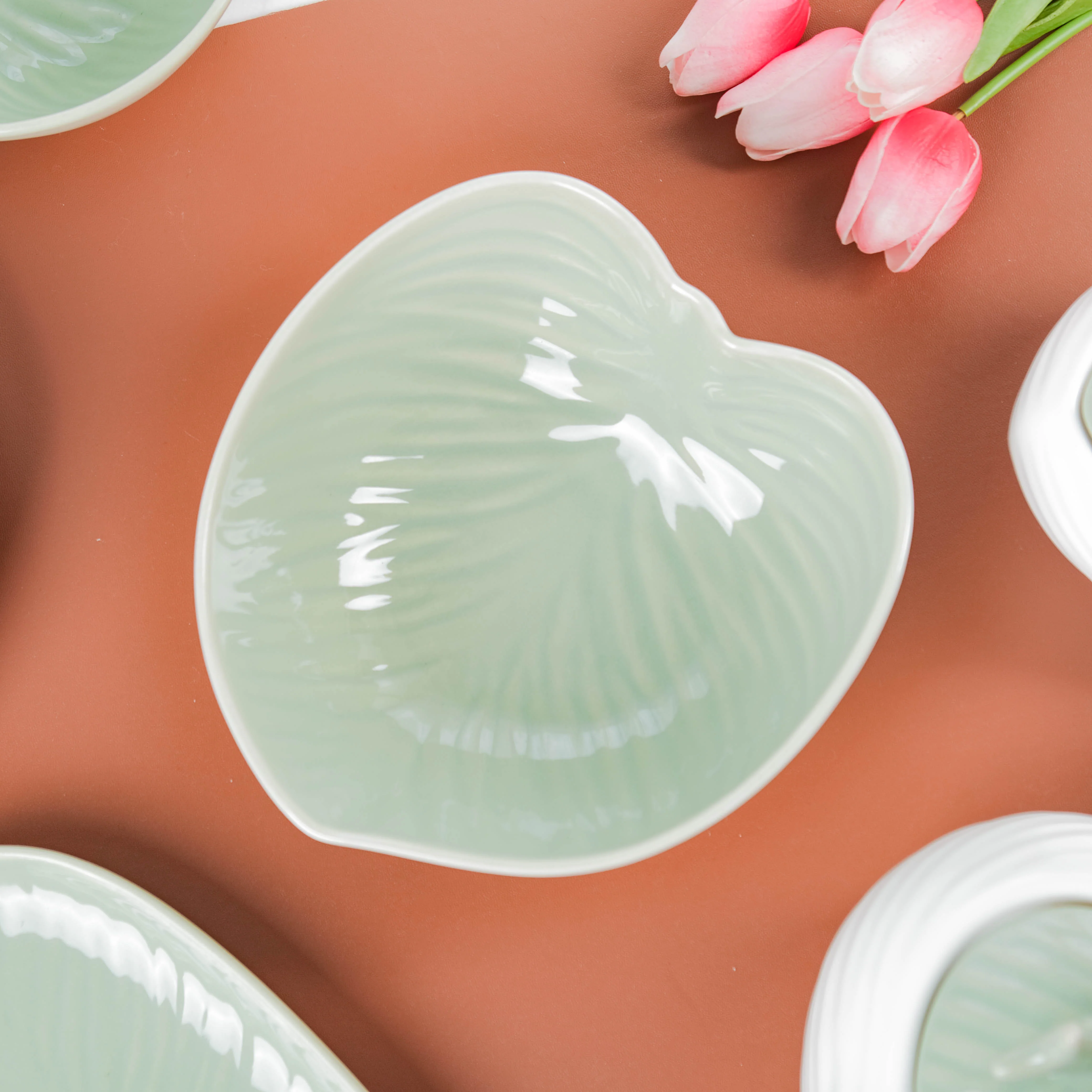 Taro Leaf Snack Bowl Large 6.5 Inch 700 ml - Image 4